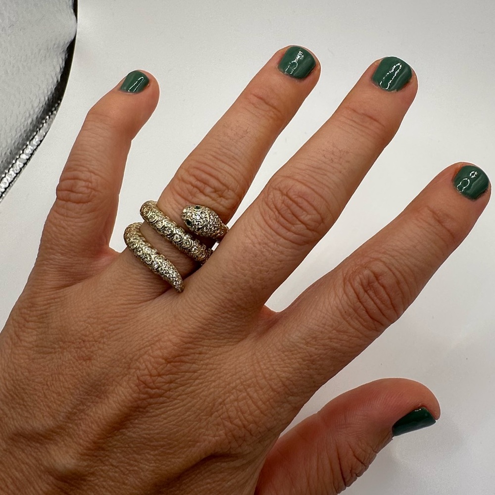 Snake 925 ring. Size 7 - Picture 4 of 5